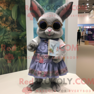 Chinchilla-maskotdraktfigur...