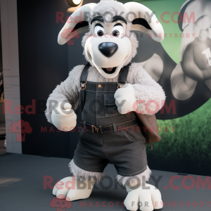 Gray Ram mascot costume...