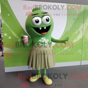 Olive Soda Can maskot...