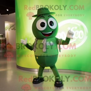 Olive Soda Can mascot...