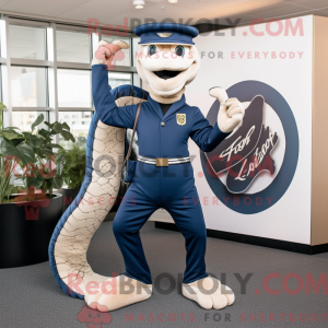 Maskotka Navy Snake drakt...