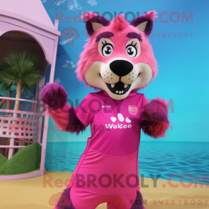 Postava maskota Magenta...