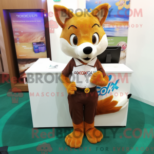 Figura de máscara de raposa...