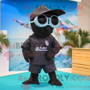 Black Dolphin mascot...