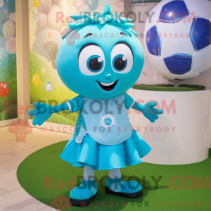 Turkis fodbold maskot...