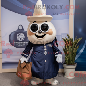 Navy Onion mascot costume...