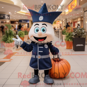 Navy Onion mascot costume...
