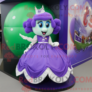 Purple Irish Flag mascot...