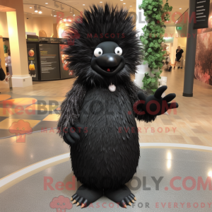 Black Porcupine mascot...