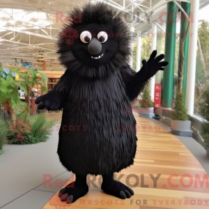 Black Porcupine mascot...