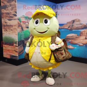 Lemon Yellow Oyster mascot...