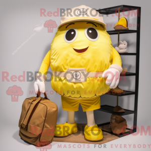 Lemon Yellow Oyster mascot...