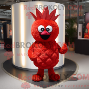 Red Pineapple mascot...