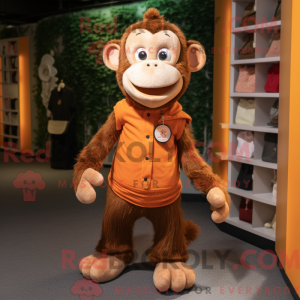 Rust Monkey maskot kostume...