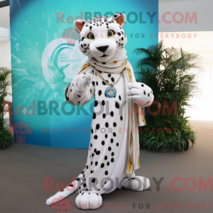 White Cheetah mascot...