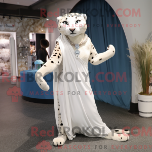 White Cheetah mascot...