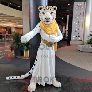 White Cheetah mascot...