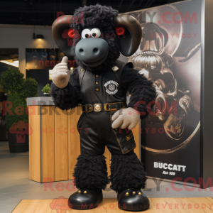Maskottchenkostüm Black Ram...