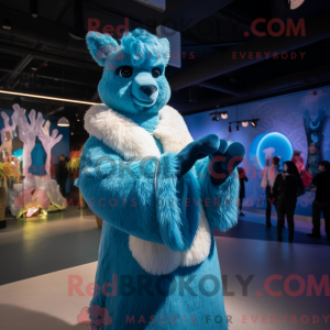Costume mascotte de lama...