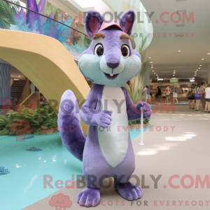 Lavender Squirrel mascot...
