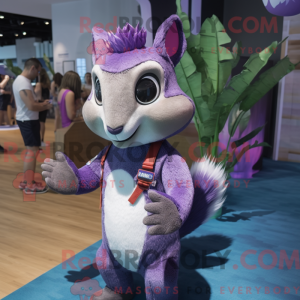 Lavender Squirrel mascot...