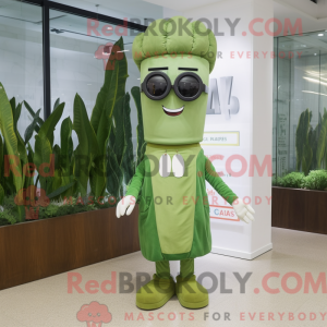 Celery mascot costume...