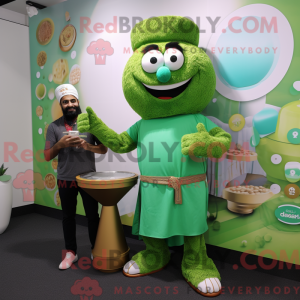 Green Biryani mascot...