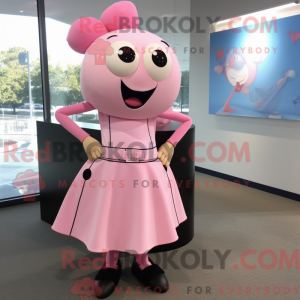 Pink Ray-maskotdraktfigur...