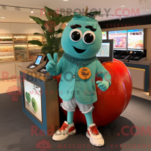 Turquoise Tomato mascot...