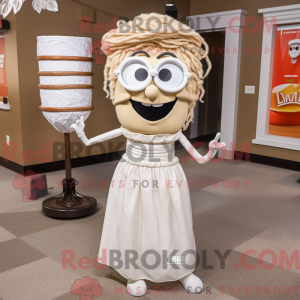 Tan Spaghetti mascot...