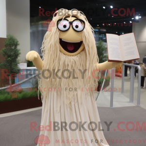 Tan Spaghetti mascot...