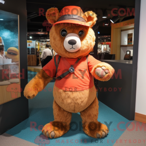 Rust Bear maskotka karakter...