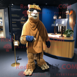 Navy Camel maskot kostume...