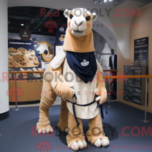Navy Camel maskot kostume...
