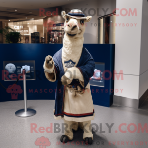 Navy Camel mascot costume...