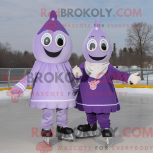 Lavender Pair Of Ice Skates...