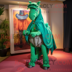 Green Mare mascot costume...