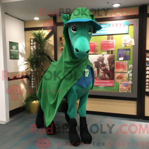 Green Mare maskot kostume...