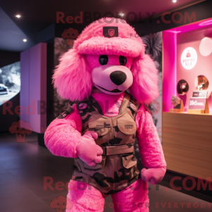 Pink Commando mascot...