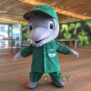 Forest Green Dolphin mascot...