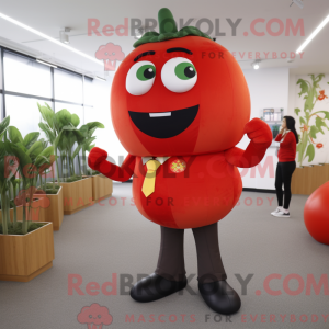 Rød tomat maskot kostume...