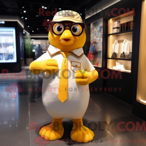 Gull Penguin maskot drakt...