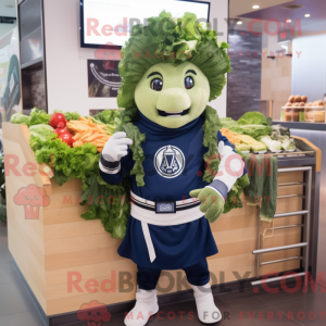 Navy Caesar Salat maskot...