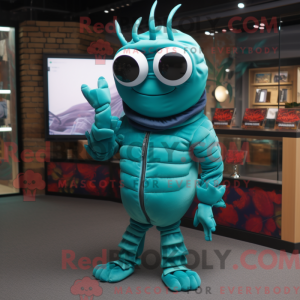 Turquoise Trilobite mascot...