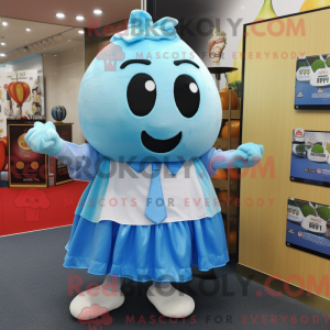 Postava maskota Sky Blue...