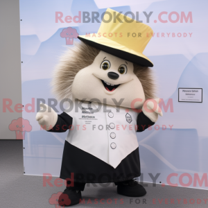 Cream Porcupine mascot...