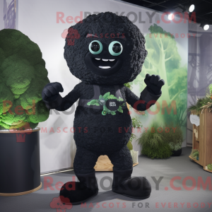 Black Broccoli mascot...