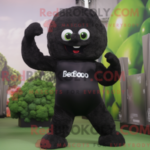 Black Broccoli mascot...