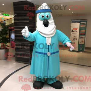 Cyan Doctor Maskottchen...