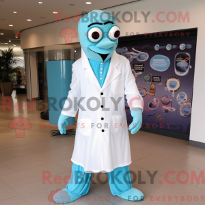 Figura de máscara Cyan...